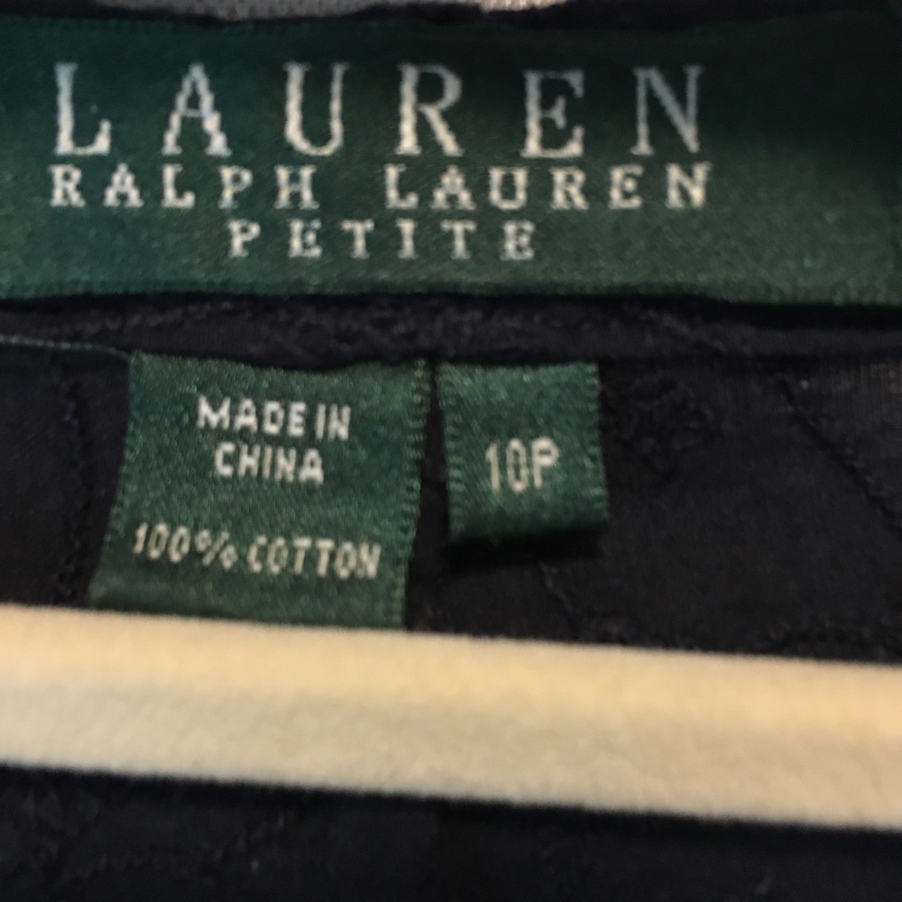 Ralph Lauren navy top - Picture 2 of 3